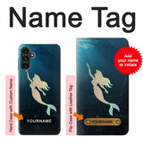 Samsung Galaxy A13 5G Hard Case Mermaid Undersea with custom name