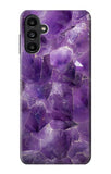 Samsung Galaxy A13 5G Hard Case Purple Quartz Amethyst Graphic Printed