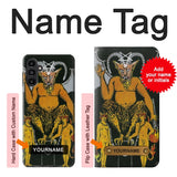 Samsung Galaxy A13 5G Hard Case Tarot Card The Devil with custom name