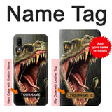 Samsung Galaxy A20, A30, A30s Hard Case T-Rex Dinosaur with custom name