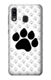 Samsung Galaxy A20, A30, A30s Hard Case Paw Foot Print