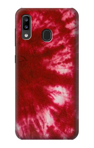Samsung Galaxy A20, A30, A30s Hard Case Tie Dye Red
