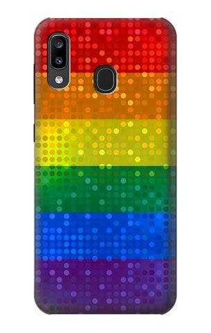 Samsung Galaxy A20, A30, A30s Hard Case Rainbow Gay LGBT Pride Flag
