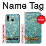 Samsung Galaxy A20, A30, A30s Hard Case Vincent Van Gogh Almond Blossom with custom name