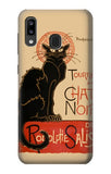 Samsung Galaxy A20, A30, A30s Hard Case Chat Noir The Black Cat