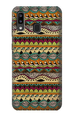 Samsung Galaxy A20, A30, A30s Hard Case Aztec Boho Hippie Pattern