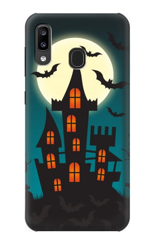 Samsung Galaxy A20, A30, A30s Hard Case Halloween Festival Castle