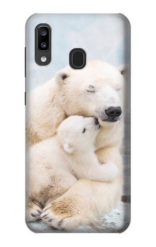 Samsung Galaxy A20, A30, A30s Hard Case Polar Bear Hug Family