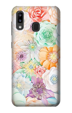 Samsung Galaxy A20, A30, A30s Hard Case Pastel Floral Flower