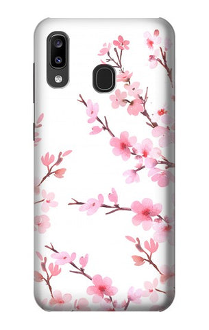 Samsung Galaxy A20, A30, A30s Hard Case Pink Cherry Blossom Spring Flower