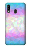 Samsung Galaxy A20, A30, A30s Hard Case Trans Flag Polygon