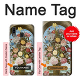 Samsung Galaxy A20, A30, A30s Hard Case Vase of Flowers with custom name