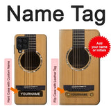 Samsung Galaxy A22 4G Hard Case Acoustic Guitar with custom name