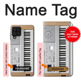 Samsung Galaxy A22 4G Hard Case Keyboard Digital Piano with custom name