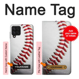Samsung Galaxy A22 4G Hard Case New Baseball with custom name