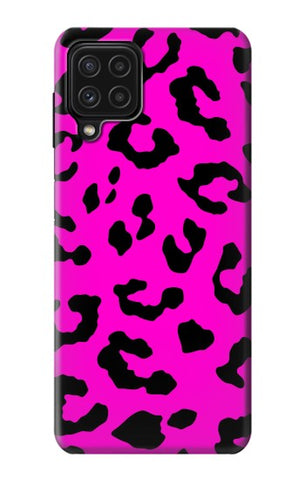 Samsung Galaxy A22 4G Hard Case Pink Leopard Pattern
