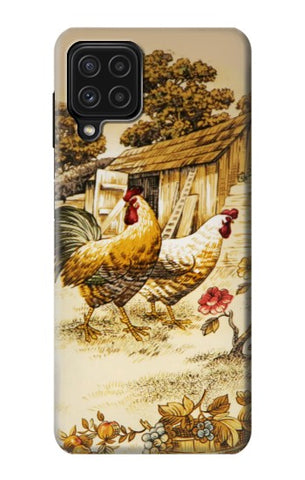 Samsung Galaxy A22 4G Hard Case French Country Chicken