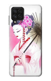 Samsung Galaxy A22 4G Hard Case Devushka Geisha Kimono