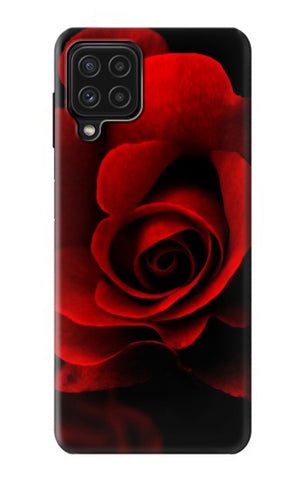 Samsung Galaxy A22 4G Hard Case Red Rose