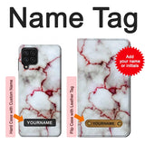 Samsung Galaxy A22 4G Hard Case Bloody Marble with custom name