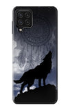 Samsung Galaxy A22 4G Hard Case Dream Catcher Wolf Howling