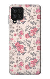 Samsung Galaxy A22 4G Hard Case Vintage Rose Pattern