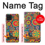 Samsung Galaxy A22 4G Hard Case Colorful Pattern with custom name