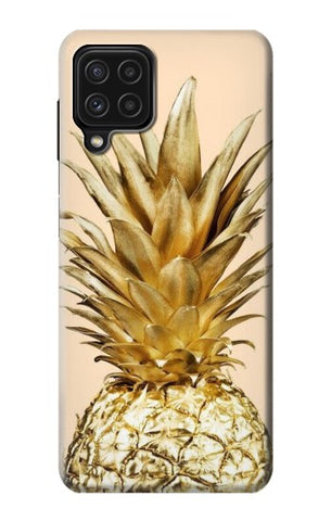 Samsung Galaxy A22 4G Hard Case Gold Pineapple