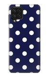 Samsung Galaxy A22 4G Hard Case Blue Polka Dot