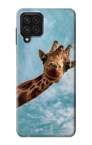 Samsung Galaxy A22 4G Hard Case Cute Smile Giraffe