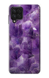 Samsung Galaxy A22 4G Hard Case Purple Quartz Amethyst Graphic Printed