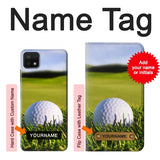 Samsung Galaxy A22 5G Hard Case Golf with custom name