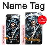 Samsung Galaxy A22 5G Hard Case Grim Reaper with custom name