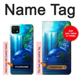 Samsung Galaxy A22 5G Hard Case Dolphin with custom name
