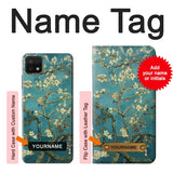 Samsung Galaxy A22 5G Hard Case Blossoming Almond Tree Van Gogh with custom name