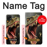 Samsung Galaxy A22 5G Hard Case T-Rex Dinosaur with custom name