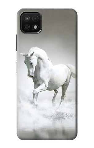 Samsung Galaxy A22 5G Hard Case White Horse