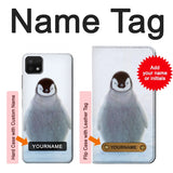 Samsung Galaxy A22 5G Hard Case Penguin Ice with custom name