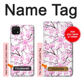 Samsung Galaxy A22 5G Hard Case Sakura Cherry Blossoms with custom name