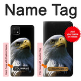 Samsung Galaxy A22 5G Hard Case Bald Eagle with custom name