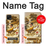 Samsung Galaxy A22 5G Hard Case French Country Chicken with custom name