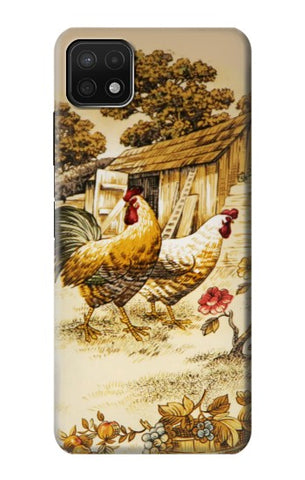 Samsung Galaxy A22 5G Hard Case French Country Chicken