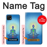 Samsung Galaxy A22 5G Hard Case Bhuddha Aura Chakra Balancing Healing with custom name