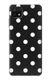 Samsung Galaxy A22 5G Hard Case Black Polka Dots