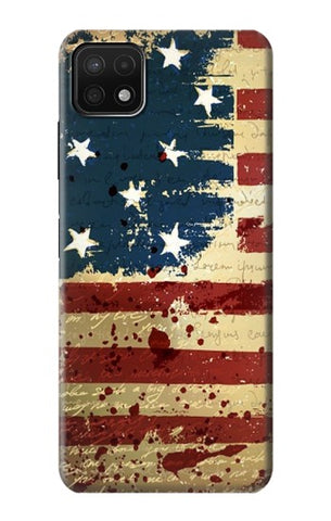 Samsung Galaxy A22 5G Hard Case Old American Flag