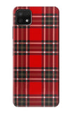 Samsung Galaxy A22 5G Hard Case Tartan Red Pattern