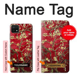 Samsung Galaxy A22 5G Hard Case Red Blossoming Almond Tree Van Gogh with custom name