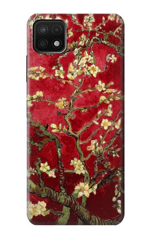Samsung Galaxy A22 5G Hard Case Red Blossoming Almond Tree Van Gogh