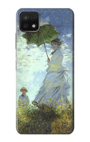Samsung Galaxy A22 5G Hard Case Claude Monet Woman with a Parasol