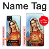 Samsung Galaxy A22 5G Hard Case The Virgin Mary Santa Maria with custom name